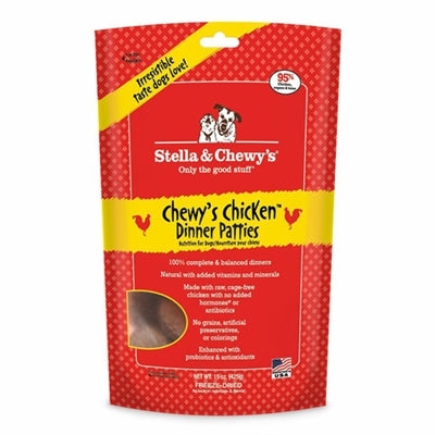 Stella And Chewy's Freeze Dried Dog Food Chicken Dinner Patties