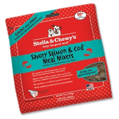 Stella And Chewy's Dog Freeze-Dried Salmon And Cod Mixers