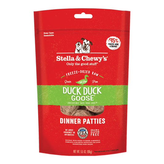 Stella And Chewy's Dog Freeze-Dried Duck Dinner Patties