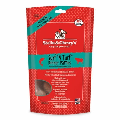 Stella And Chewy's Dog Freeze-Dried Surf And Turf Patties