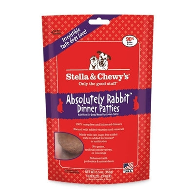Stella And Chewy's Freeze Dried Dog Food - Rabbit Dinner Patties