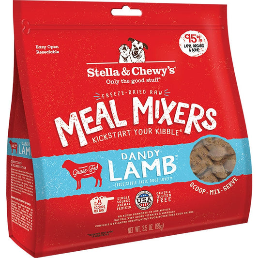 Stella And Chewy's Freeze Dried Raw Dandy Lamb Meal Mixers Grain-Free Dog Food Topper