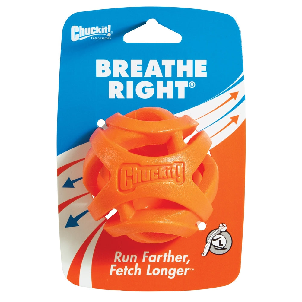 Chuckit! Breathe Right Dog Toy Fetch Ball Durable and Breathable for Active Play