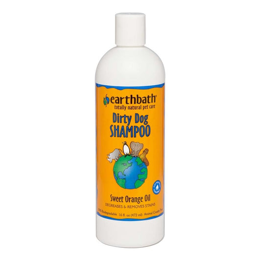 Earthbath Dirty Dog Shampoo with Sweet Orange Oil for Effective Pet Cleaning and Care