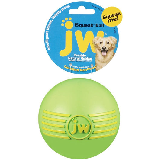JW Pet iSqueak Ball Dog Toy Assorted