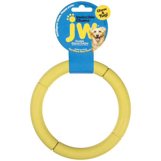 JW Pet Invincible Single Chain Dog Toy Assorted 1ea/LG