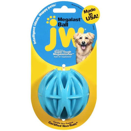 JW Pet MegaLast Dog Toy Ball Assorted 1ea/MD