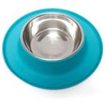 Messy Mutts Dog Feeder Blue 1.5 Cup