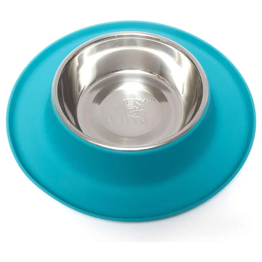 Messy Mutts Dog Feeder Blue 1.5 Cup
