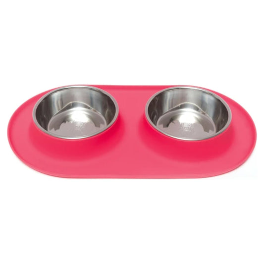 Messy Mutts Double Feeder Red 1.5 Cup