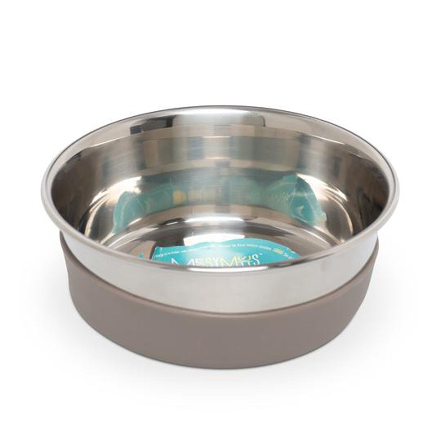 Messy Mutts Dog Bowl Stainless Steel Nonslip Bottom Durable and Easy to Clean
