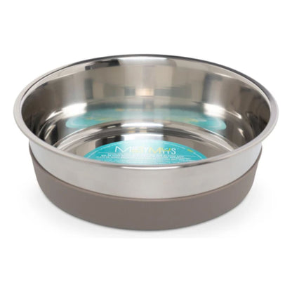 Messy Mutts Dog Bowl Stainless Steel Nonslip Bottom Durable and Easy to Clean