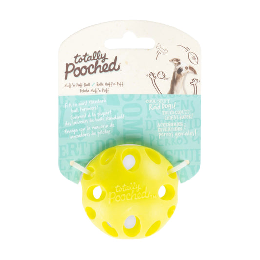Totally Dog Huff N Puff Ball Green