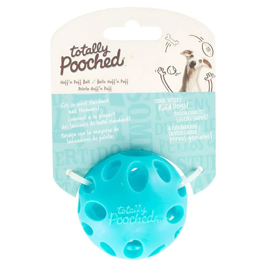 Totally Dog Huff N Puff Ball Teal