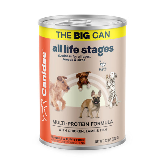 CANIDAE All Life Stages Multi-Protein Canned Dog Food Chicken, Lamb & Fish
