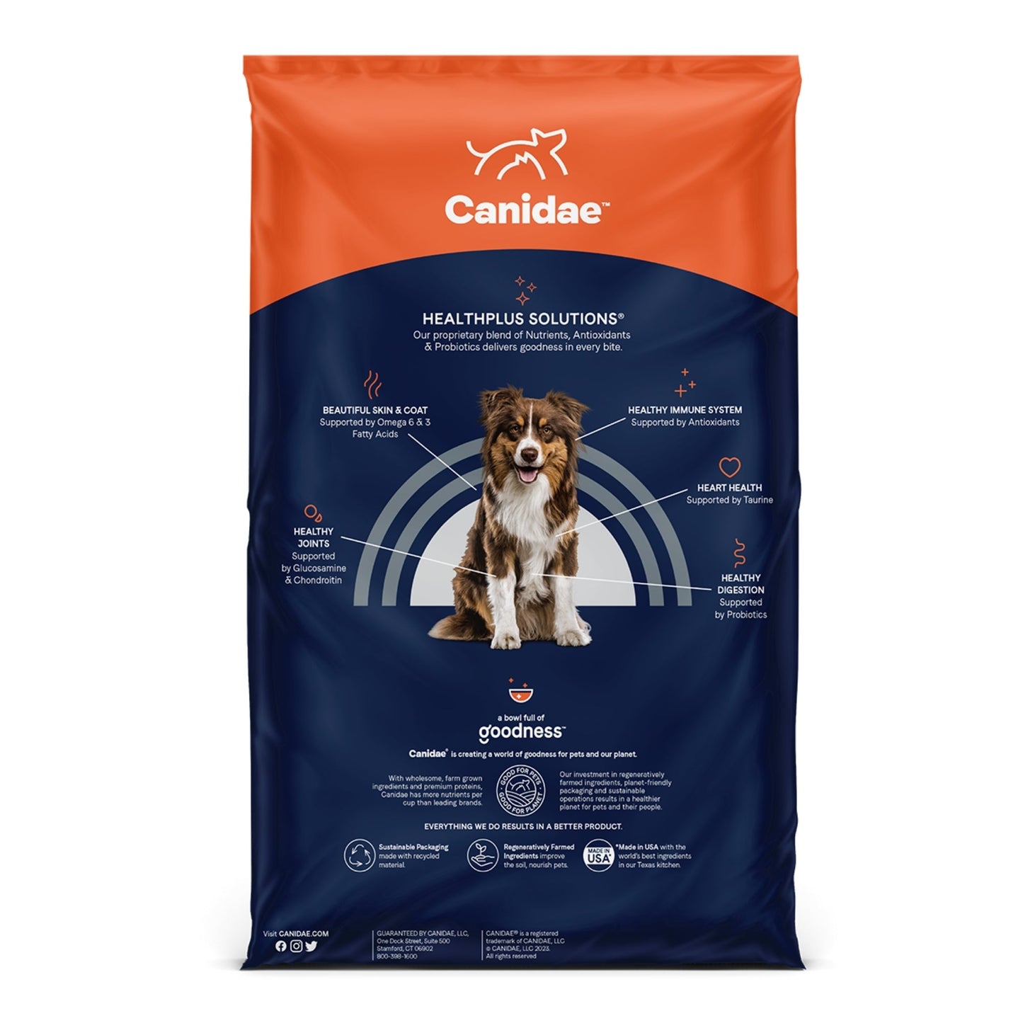 CANIDAE PURE Goodness Grain-Free LID Dry Dog Food Duck & Sweet Potato
