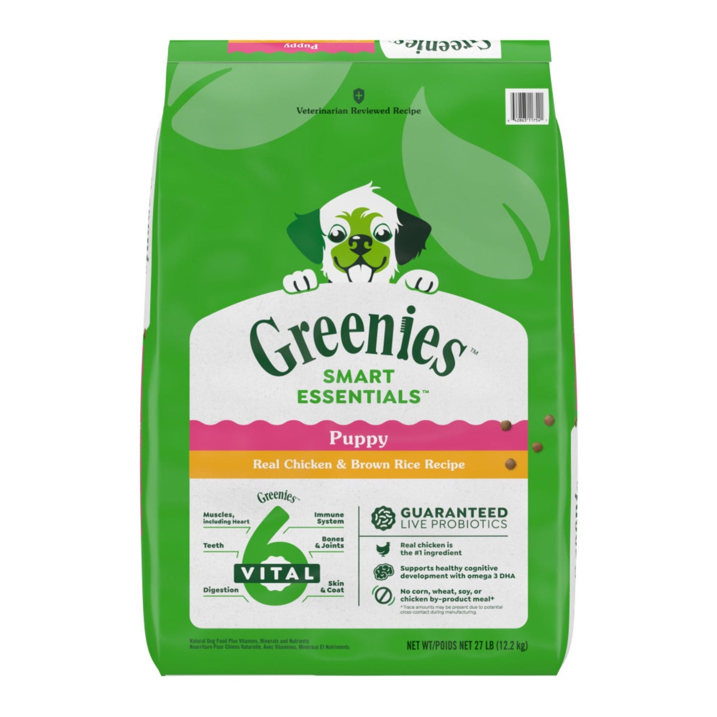 Greenies Smart Essentials Puppy High Protein Dry Dog Food Chicken Formula