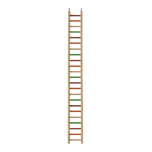 A & E Cages Happy Beaks Wooden Hanging Ladder Bird Toy