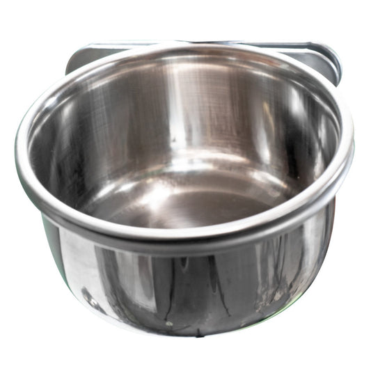 A and E Cages Coop Cup with Ring and Bolt Stainless Steel