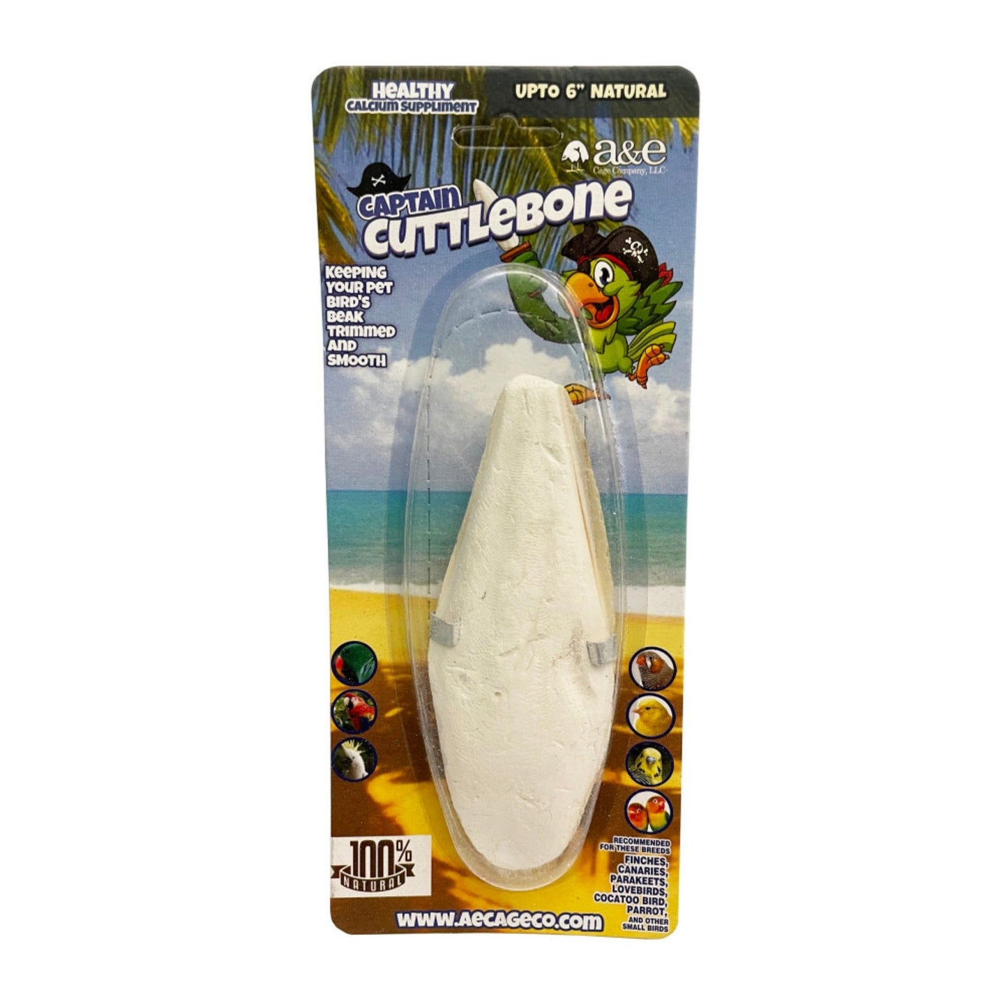 A & E Cages Natural Cuttlebone