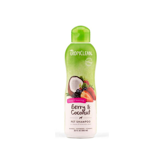 TropiClean Berry & Coconut Deep Cleansing Shampoo for Pets 1ea/20 fl oz