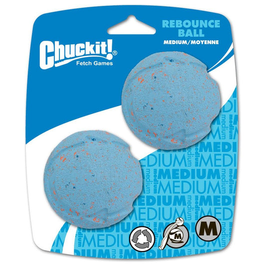 Chuckit! Rebounce Ball Dog Toy Assorted 1ea/2 pk, MD