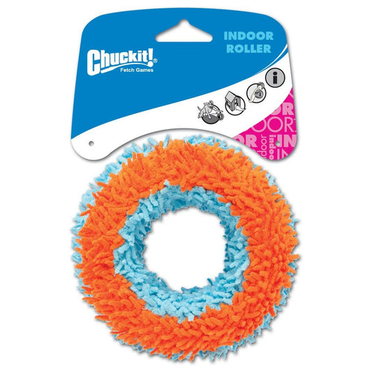 Chuckit! Indoor Roller Dog Toy Blue/Orange 1ea/MD