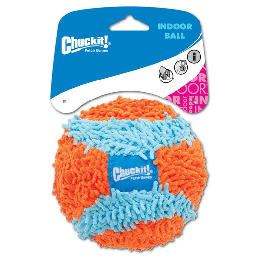 Chuckit! Indoor Ball Dog Toy Blue/Orange 1ea/MD