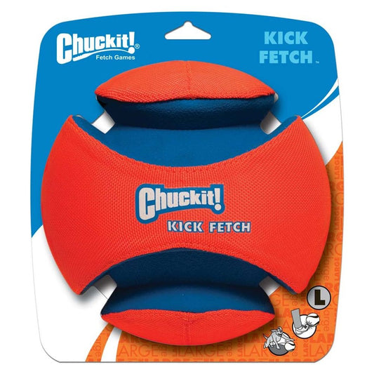 Chuckit! Kick Fetch Ball Dog Toy Durable Interactive Fetch Toy for Active Dogs
