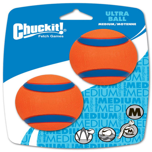 Chuckit! Ultra Ball Dog Toy 1ea/2 pk Durable Fetch Toy for Dogs