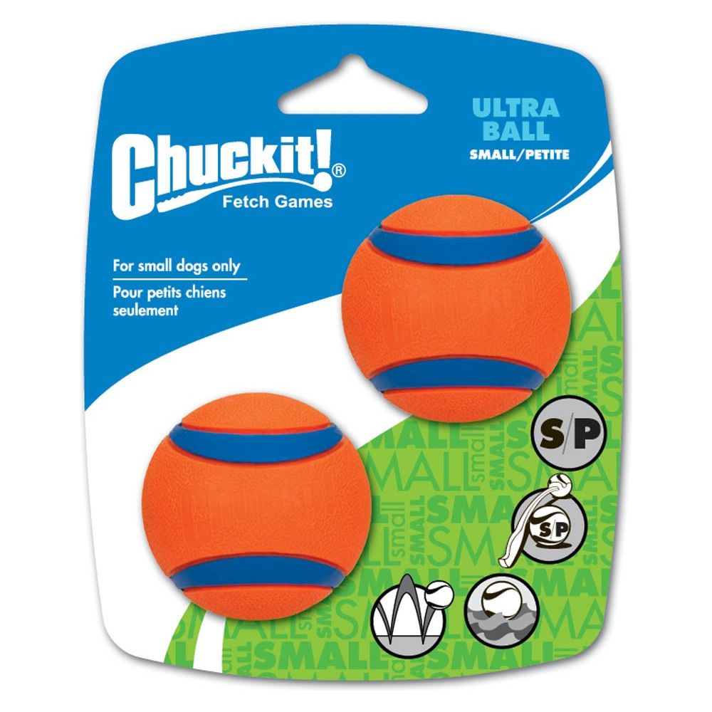 Chuckit! Ultra Ball Dog Toy 1ea/2 pk Durable Fetch Toy for Dogs