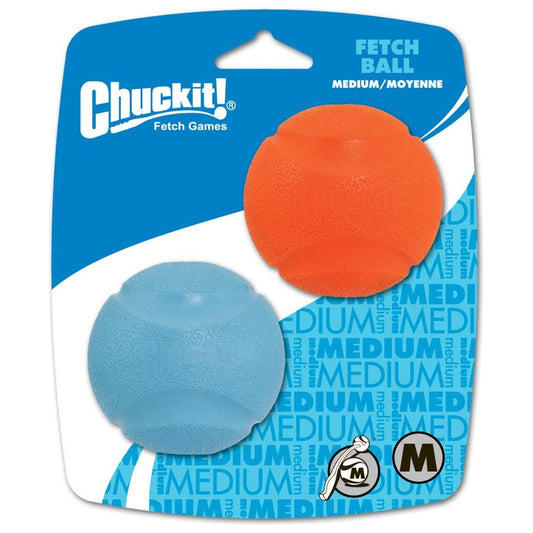 Chuckit! Fetch Ball Dog Toy Assorted 1ea/2 pk, MD