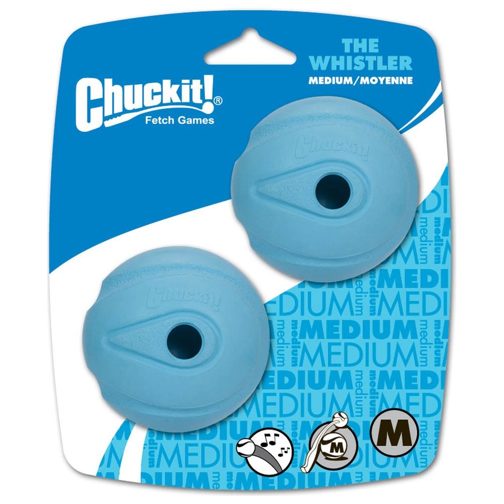 Chuckit! The Whistler Ball Dog Toy Assorted Pack
