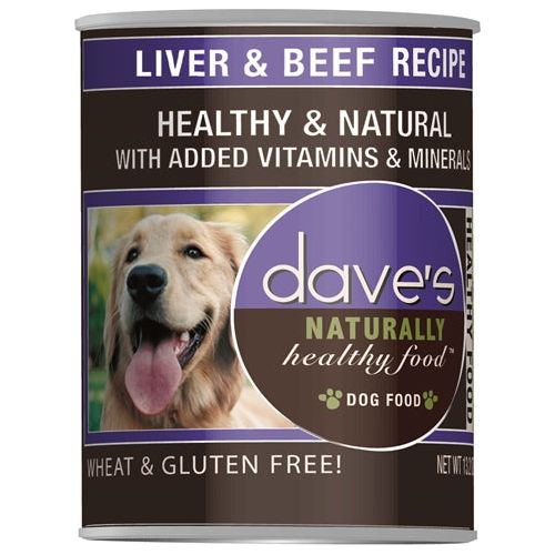 Dave's Naturally Healthy; Liver and Beef 13.2oz. (Case of 12)