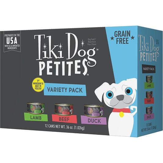 Tiki Pets Dog Petite Pate Lamb 3oz. (Case of 12)