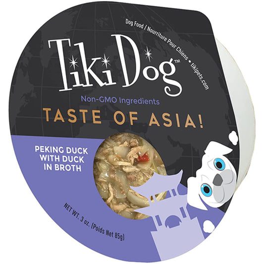 Tiki Pets Dog Gourmet Asia Chicken 3oz. (Case of 4)