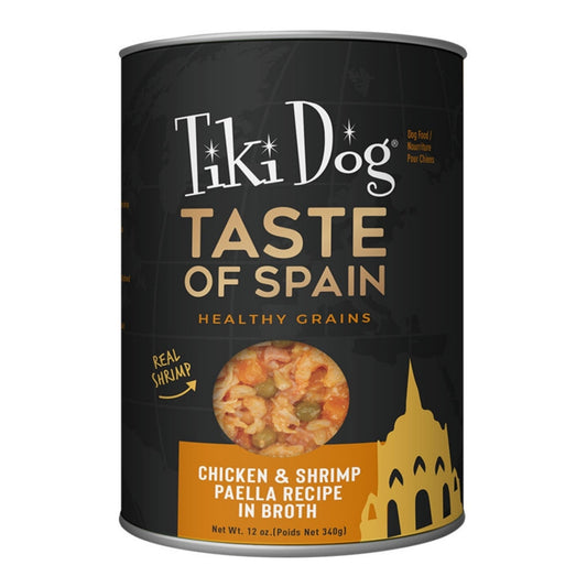 Tiki Pet Dog Gourmet Spanish Paella 12oz. (Case of 8)