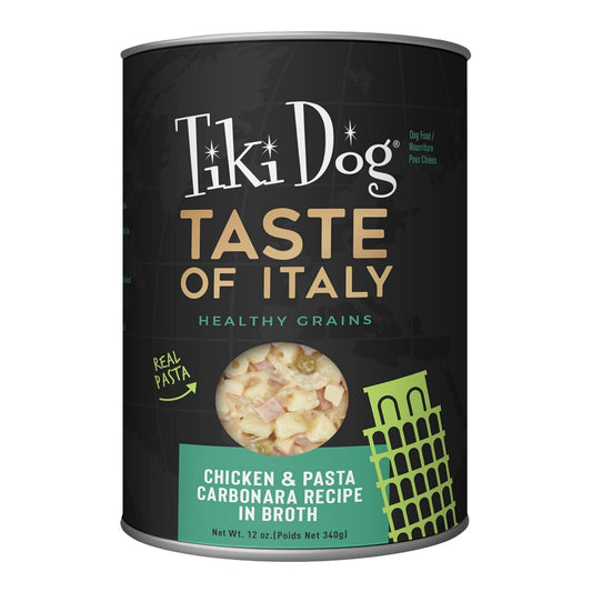 Tiki Pet Dog Gourment Italian Chicken 12oz. (Case of 8)
