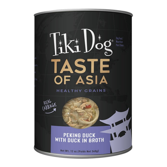 Tiki Pet Dog Gourmet Asian Duck 12oz. (Case of 8)