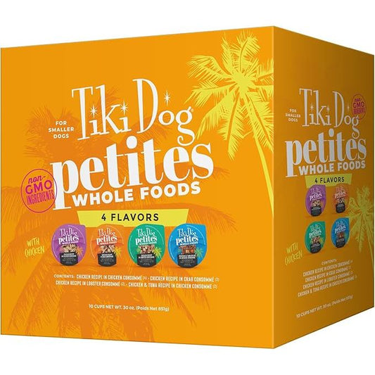 Tiki Pet Dog Whole Food Variety Pack (Case of 8 and Case of 10)