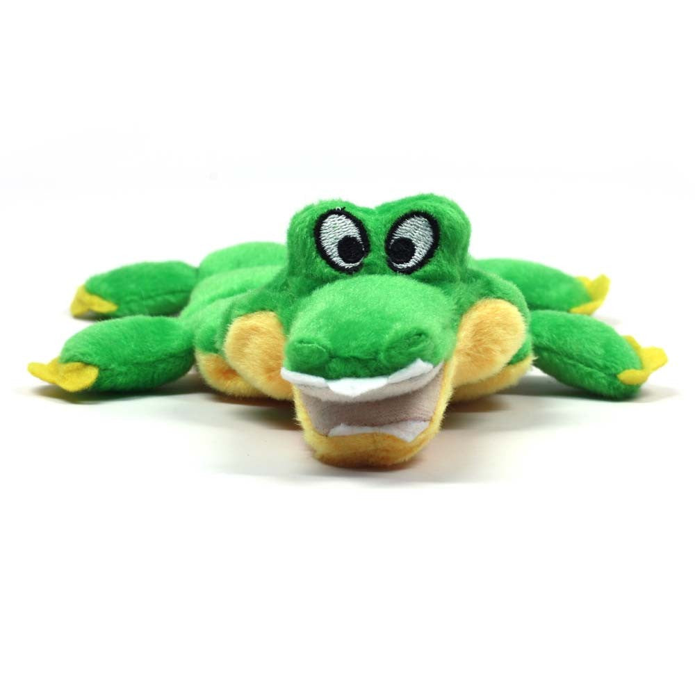 Outward Hound Squeaker Matz Dog Toy Long Body Gator Durable Plush Chew Toy for Dogs