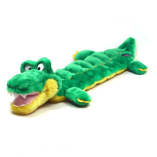 Outward Hound Squeaker Matz Dog Toy Long Body Gator Durable Plush Chew Toy for Dogs