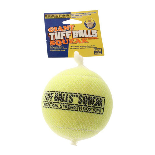 Petsport USA Giant Tuff Ball Squeak Mesh Dog Toy Assorted 1ea/4 in, Giant