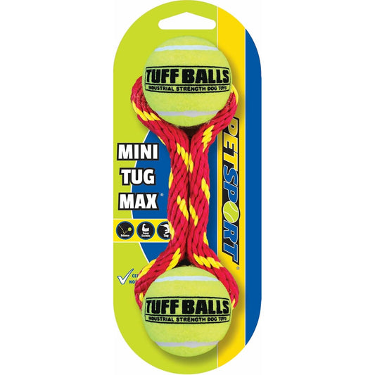 Petsport USA Tug Max Dog toy Assorted, 1ea/7 in, Mini