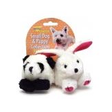 Booda Squatter Panda/Rabbit Small Dog & Puppy Toy Multi-Color 1ea/SM, 2 pk