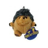 Booda Squatter Plush Dog Toy Hedgehog Multi-Color Durable Chew Toy for Dogs