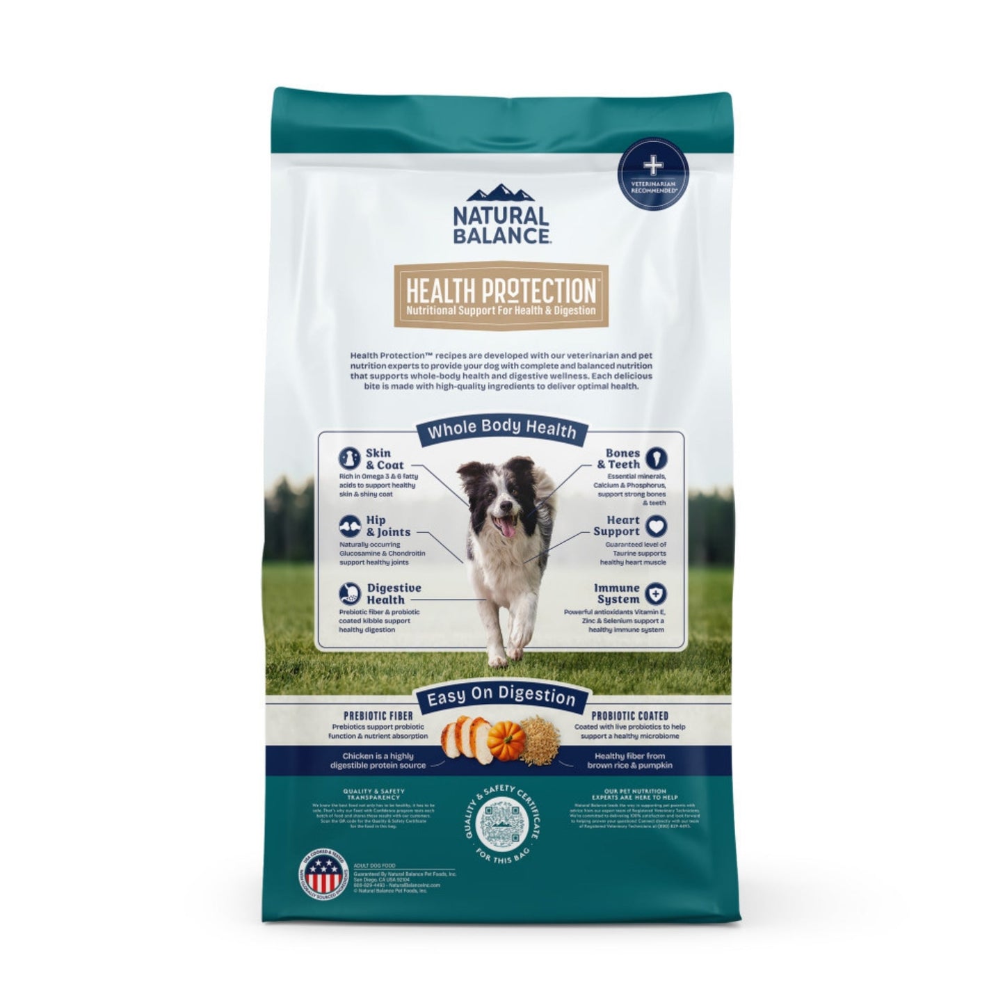 Natural Balance Pet Foods Health Protection Dry Dog Food Chicken, Rice & Pumpkin