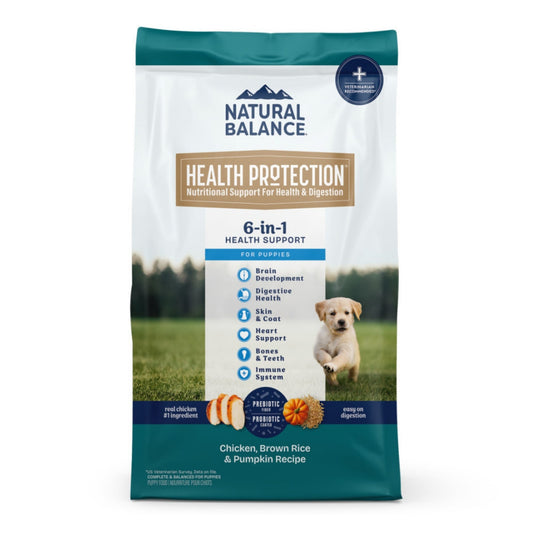 Natural Balance Pet Foods Health Protection Small Breed & Puppy Dry Dog Food Chicken, Rice & Pumpkin