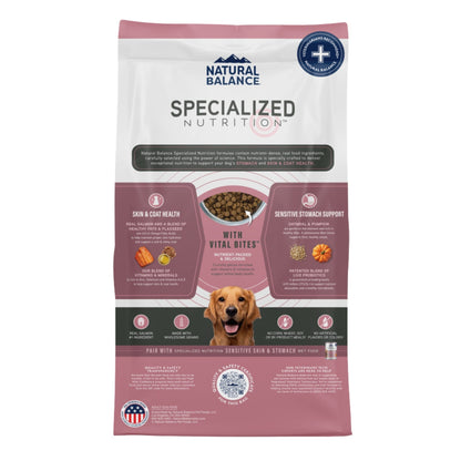 Natural Balance Pet Foods Specialized Sensitive Skin & Stomach Dry Dog Food Salmon & Oatmeal