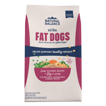 Natural Balance Pet Foods Original Ultra Fat Dogs Dry Dog Food Chicken Meal, Salmon Meal & Barley